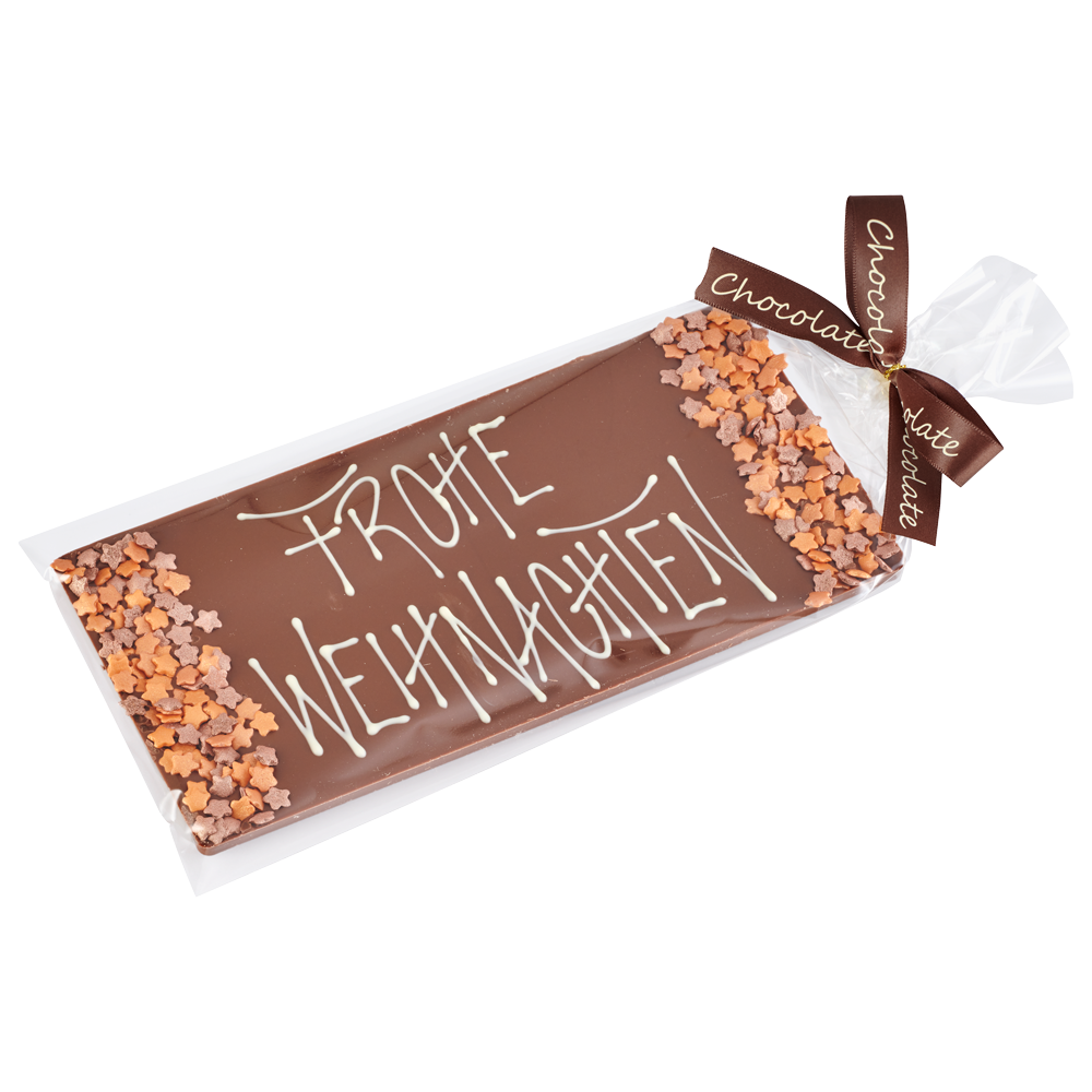 Confiseur Schokoladentafel Weihnachten